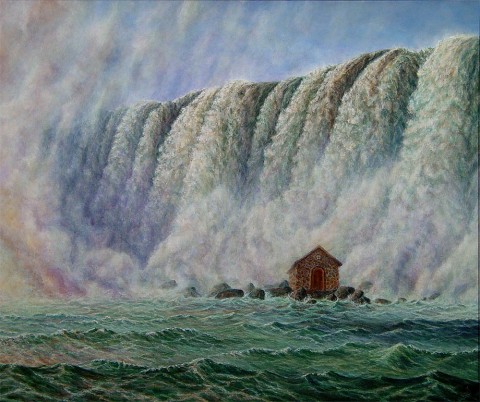 "Flow", 2006, Painting in Acrylics on Canvas, 20" x 24", by David Jay Spyker