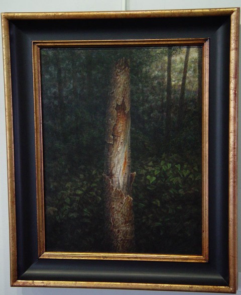 Twilight in the Wood, 2010, painting by David Jay Spyker, acrylics on canvas, 14" x 18"