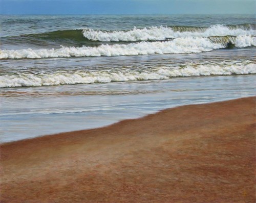 "The Day Before November", 2014, Acrylic on Hardboard, 8 x 10 inches, by David Jay Spyker