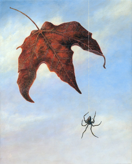 Falling, 2005, Acrylic on Canvas, 10 x 8 in., by David Jay Spyker